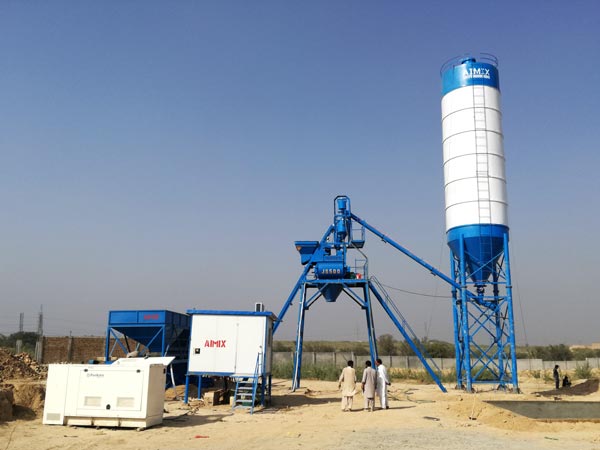 AJ-25 stationary concrete plant