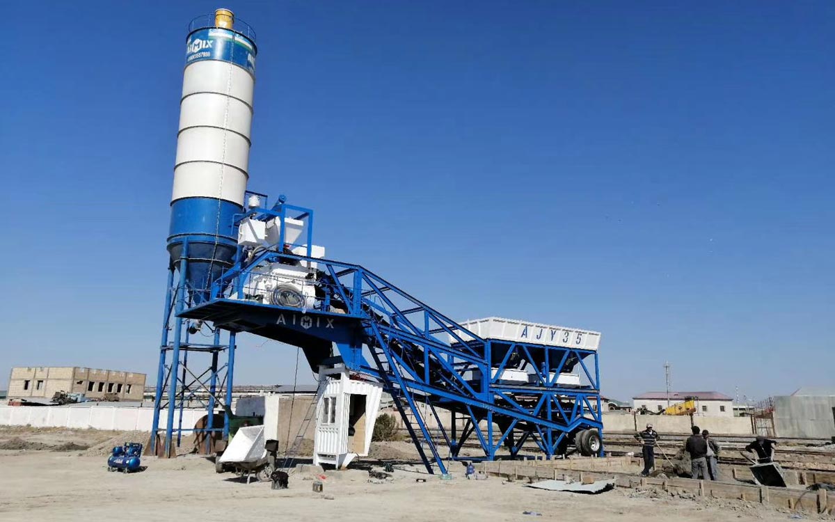 AJY35 Mobile Concrete Plants