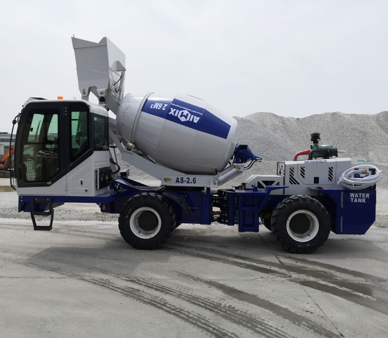 AS-2.6 Self-Loading Transit Mixer Test Run In Kazakhstan