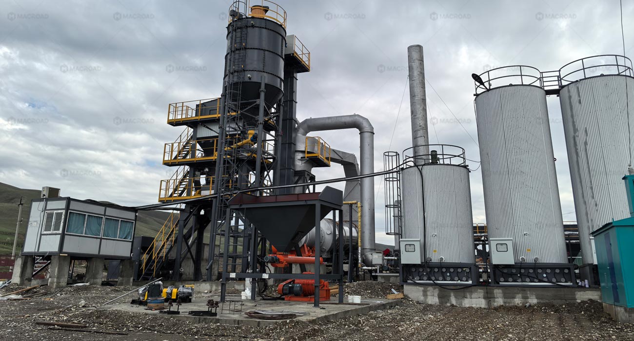 ALQ100 stationary asphalt mixing plant