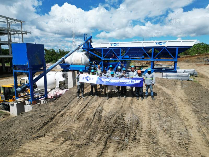 AJZY-30 drum type portable batch plant