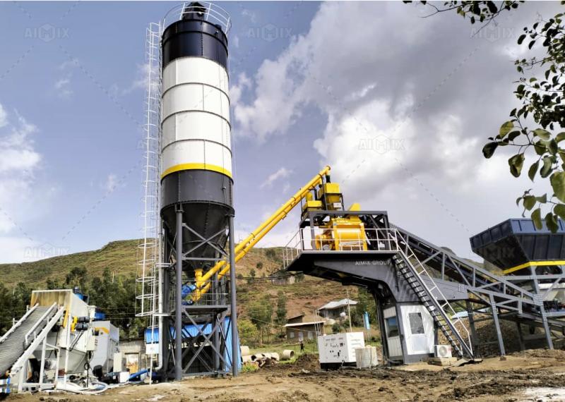 portable concrete batch plant